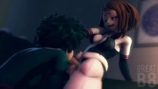 Brown haired anime girl riding izuku midoriya futanari on male my hero academia mha porn hentai dickgirl r 34 sex porno hentay mga 480p
