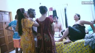 All your favorite indian porn stars get together for orgy gangbang sex after shoot