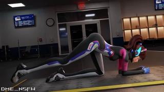 Three Dimensional Manga Pornography Porn Toon Porn Cartoon D Va At The Gym Dme Nsfw 720p 