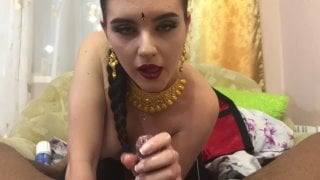 Sxxxs | hd порно 18+ alyssa quinn white girl in indian attire does sensual whipped cream blowjob (2160 4k ultra hd)