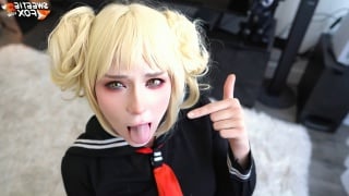 Кончай вот сюда sweetie fox toga himiko deep sucking big dick русская russian cosplay косплей анал anal gape pussy hentai хентай