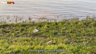 Трахает мать в бане,мама разрешила, инцест,порно, 18+