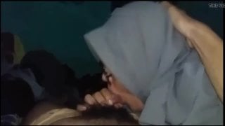 Hijab indonesian girl blowjob muslim young cheap slut eating strangers dick as expertly cum addict cumshot