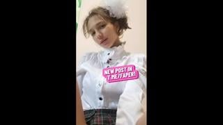 Пришла со школы и начала дрочить на камеру (соло порно секс трах приват вписка молодая porn sex onlyfans сиськи)