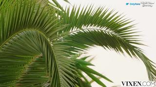 Загоняет хуй глубоко в её глотку с пиздой