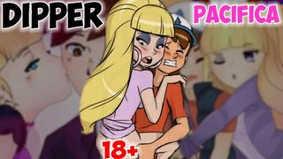 Диппер и пасифика любовь! dipper and pacifica love! gravity falls! гравити фолз! секс! хентай!