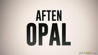 Slim blonde girl aften opal