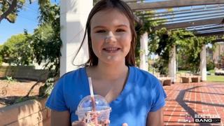 Ava marina 18 year old ava marina gets her shaved pussy creampied