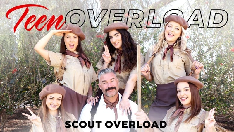 Kylie rocket, nikki nicole, nikki slick, jill tpornr & rissa may scout overload