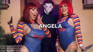 & Karmen Karma X Alex Jones Halloween [mff Threesome Cosplay Enormous Black Cock Enormous Boobs Bootie Cougar Tat Facial]