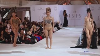Isis fashion awards 2025 in 4k (nude fashion accessories runway show) part 4