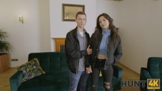 Hunt4k fit brunette riding cock hit, run and fuck