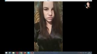 Развод по skype #1 [скрытая камера, на камеру, голая, молодые, перископ, разделась, молодая, секс, русское, развод по скайпу]