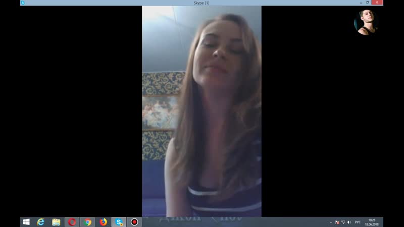 Развод по skype #36 [скрытая камера, на камеру, голая, молодые, перископ, разделась, молодая, секс, русское, развод по скайпу]