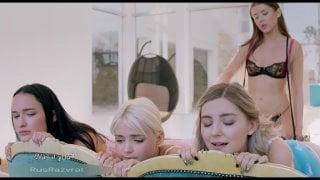 Хозяйка трех сучек eva elfie, lika star, sasha sparrow (teens group sex, lesbian, pussy licking,)#2 russian