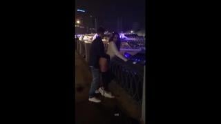 5 утра в москве секс на улице