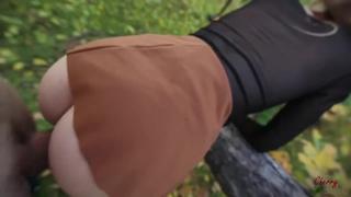 Отсосала в лесу и дала себя трахнуть [секс,трах, анал, минет, сиськи, милф, инцест, порно, ебля, мать,czech]