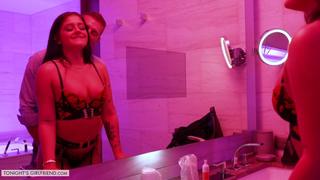 Porn tattooed brunette hot fucks fan for first time in hotel room [all sex, hardcore, blowjob, gonzo]