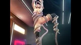 Manga Pornography Anime Pornography Boink 3 Dimensional Monster Hardly young girl with winding tentacles in all holes of Scourge of the Evil 
