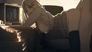 Hololive amelia watson ero animation hentai anime sex fuck porn performs a cavity