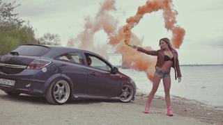 Astra stance (girls, cars, auto, секс, эротика, sex, erotic, sexy)