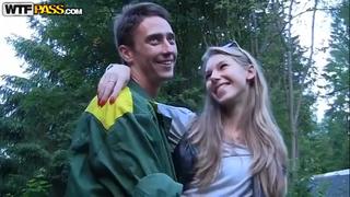 Public Pickup And Cum Inside The Girl In Nature 