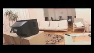 Сначала трахнул парня а потом и его подругу