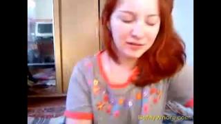 Рыжая бестыжая, писю пососала) любительское видео секс порно домашнее анал минет вписка пьяная бухая сосет молодая хуй мамку