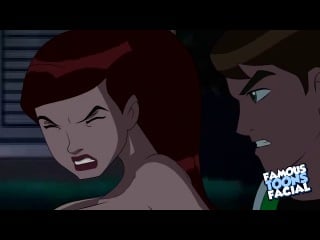 Ben 10 Ben Screws Sleeping Gwen