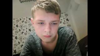 German very cute boy with nice ass and cock on cam