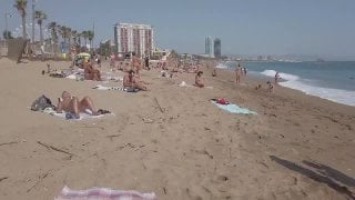 Barcelona nude beach walk barceloneta fresh october 2021