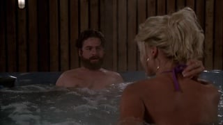 Blonde woman in hot tub nude out cold (2001)