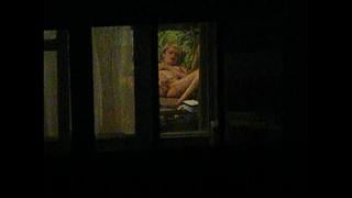 A Neighbor Masturbates In The Window Opposite Burned A Hidden Camera Spied Voyeur Erotics, Sex, Porn Jerking Off 