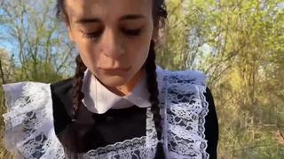 The Teacher Fucked The Student In The Bushes, And Finished In It Kateriches69 