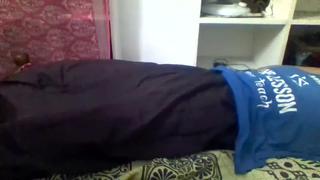 sleeping indian dame and man boinking on the bed