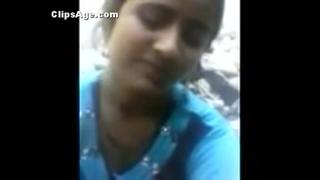 Young indian desi teen in sky blue salwar getting exposed and fucked outdoor mms