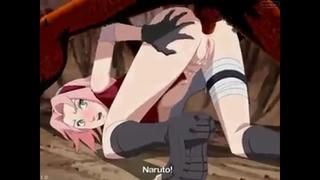 Kyuubi naruto anal rapes sakura