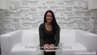 The modest and sweet Czech came to the casting and immediately changed her beloved guy Audition, Inexperienced, Massage, Czechcasting, ZhMzh 