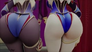 Genshin impact mona ass compilation