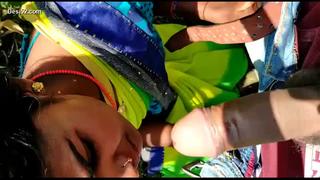 Super-sexy Bhabi Fellatio And Outdoor Drilled Four
