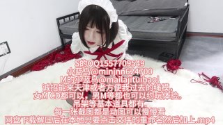 【面具男】美到心动的伪娘辣辣，超绝望的无内女仆逆老海盘腿缚，tk挠脚心，无助挣扎，却只能眼睁睁地看着自己被榨干